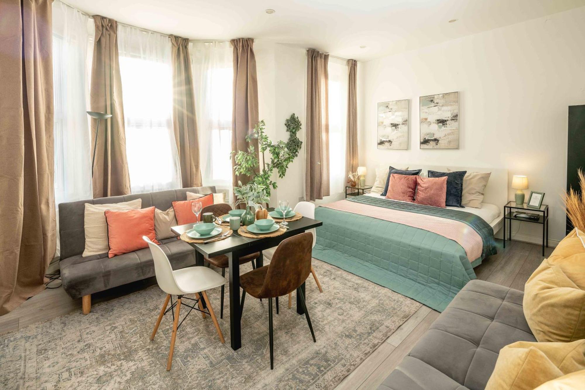 Apartamento Bright By Hampstead & Kilburn For 4 *